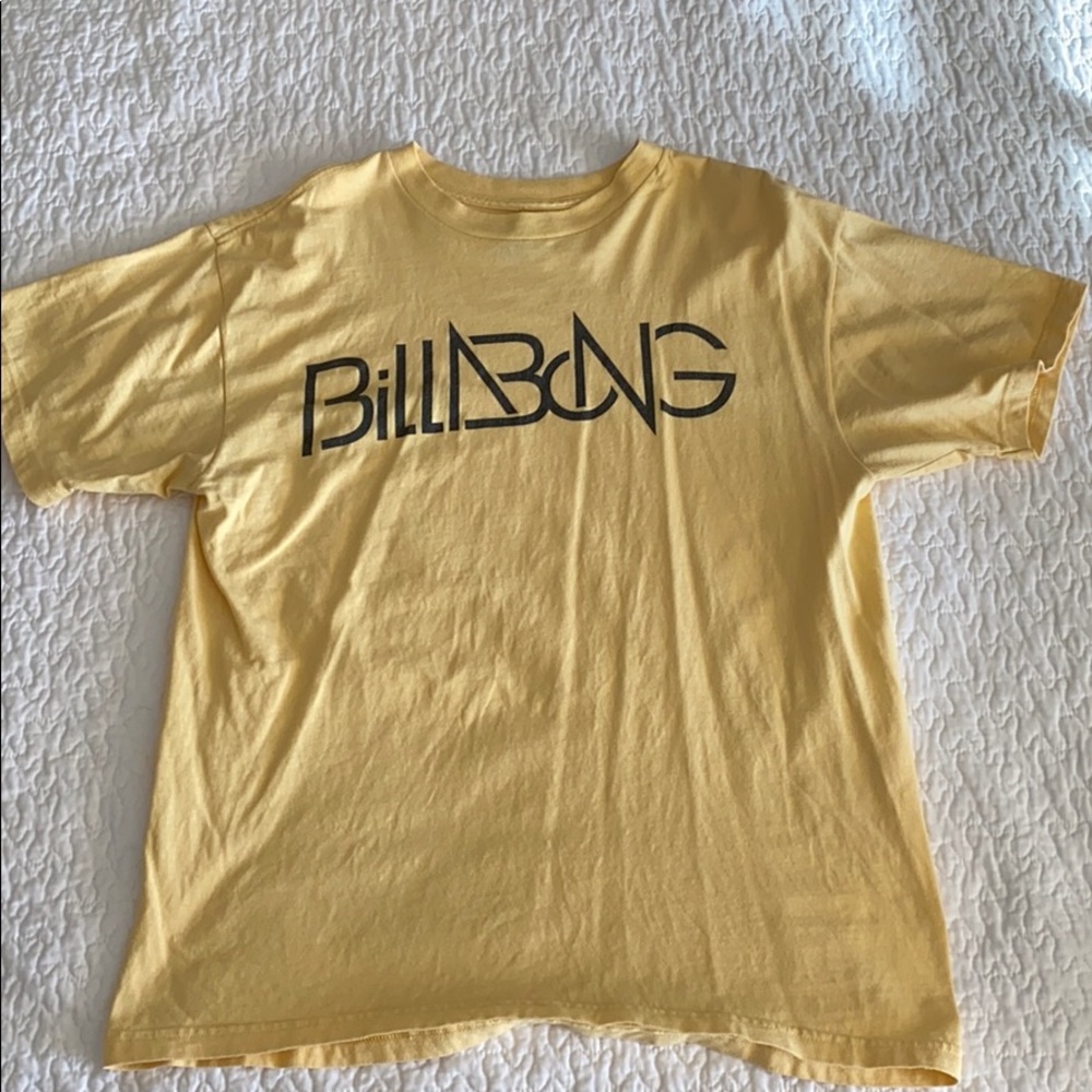 Yellow billabong T-shirt